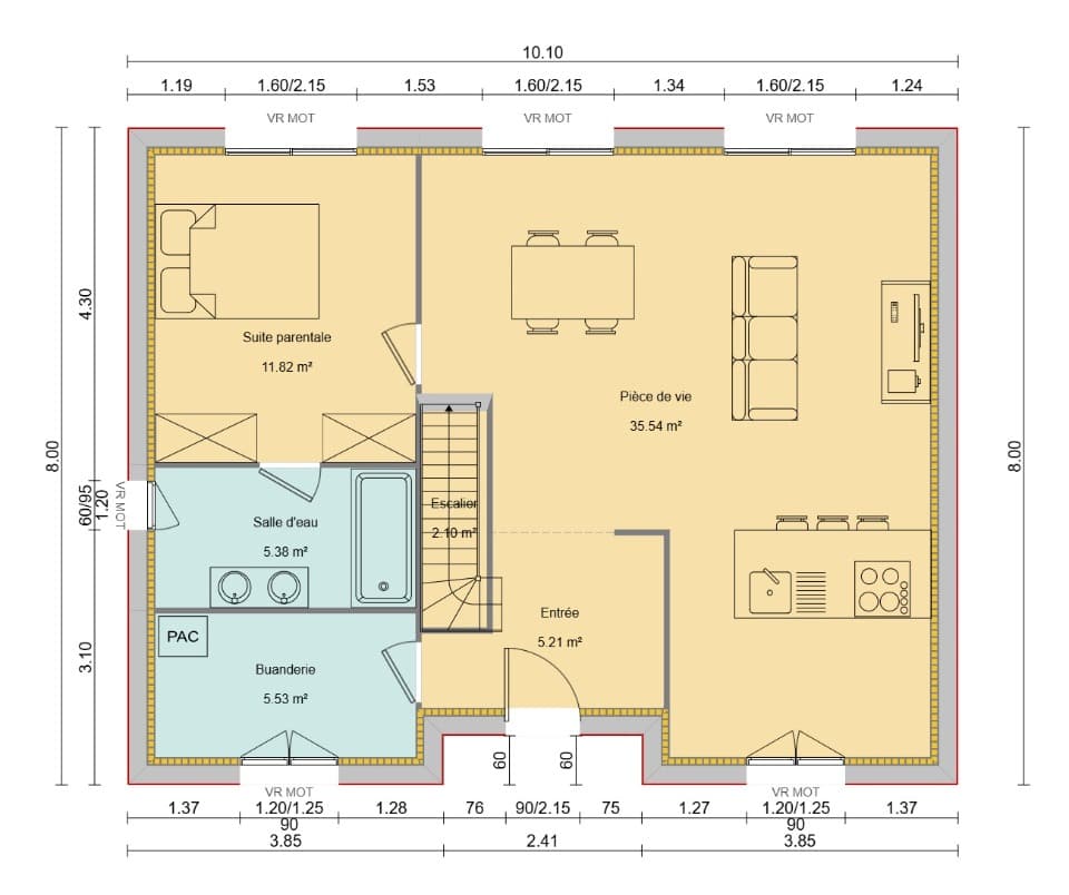 Maison neuve - Terrain à bâtir Ussy-sur-Marne (77260) à Ussy-sur-Marne (77), prix 340 000 €