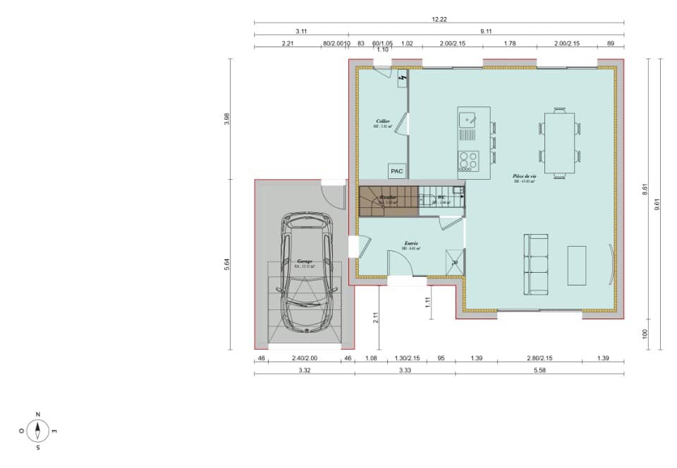 Maison neuve - Terrain à bâtir Mouroux (77120) à Mouroux (77), prix 385 000 €