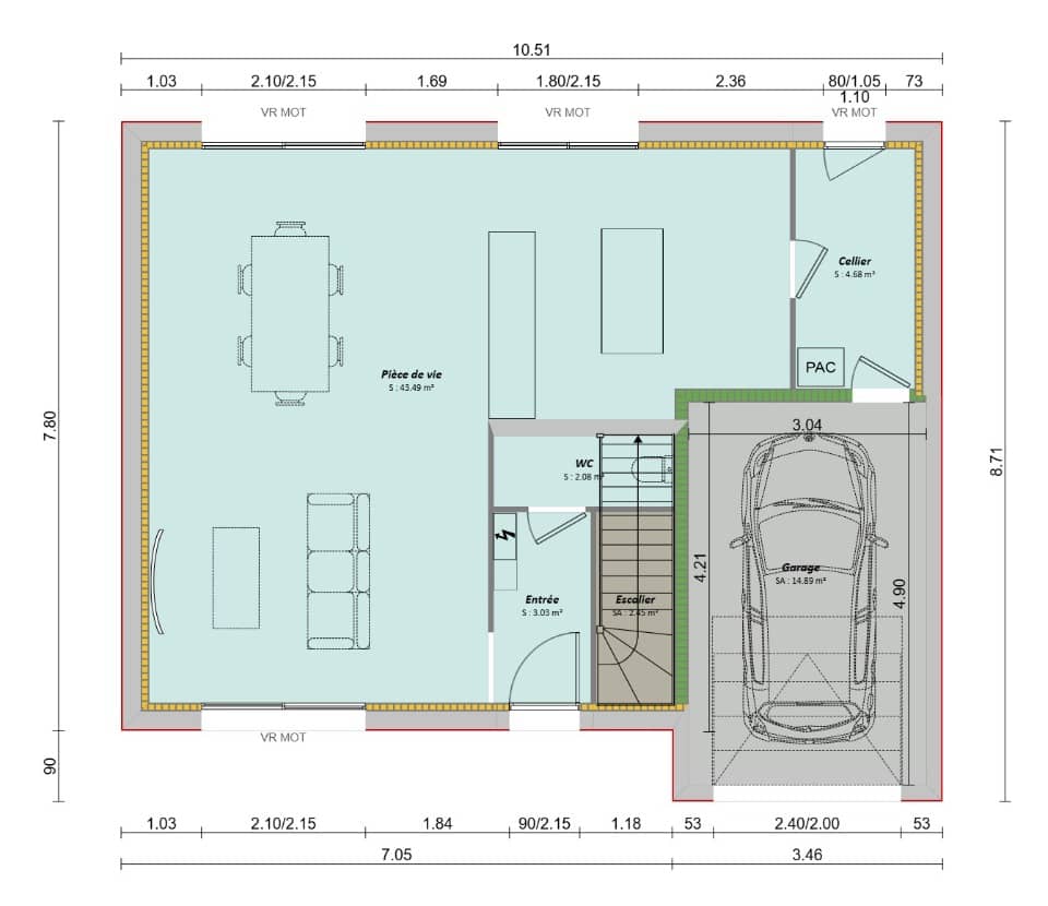 Maison neuve - Terrain à bâtir Presles-en-Brie (77220) à Presles-en-Brie (77), prix 365 000 €