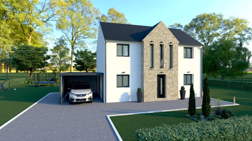 Maison neuve - Terrain à bâtir Saint-Pathus (77178) à Saint-Pathus (77), prix 325 000 €