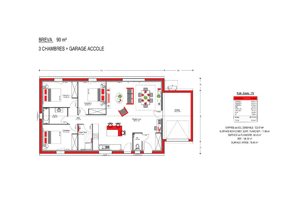 Maison neuve - Terrain à bâtir Gradignan (33170) à Gradignan, prix 449 500 €