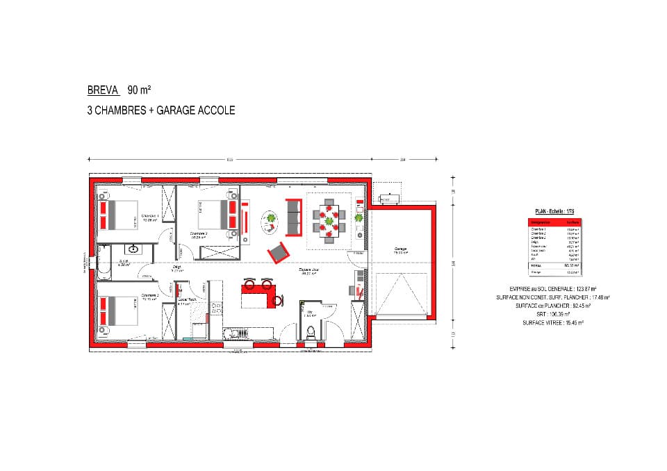 Maison neuve - Terrain à bâtir Gradignan (33170) à Gradignan (33), prix 449 500 €