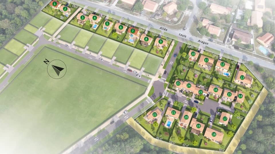 Terrain - Terrain à bâtir Le Barp (33114) à Le Barp, prix 140 000 €