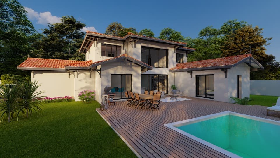 Maison neuve - Terrain à bâtir La Teste-de-Buch (33260) à La Teste-de-Buch (33), prix 973 500 €