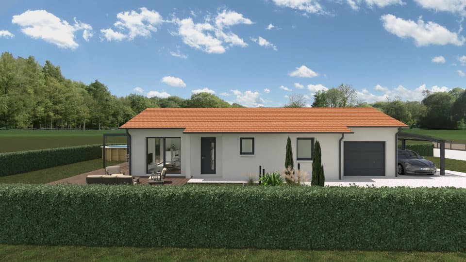 Maison neuve - Terrain à bâtir Marboz (01851) à Marboz (18), prix 249 000 €