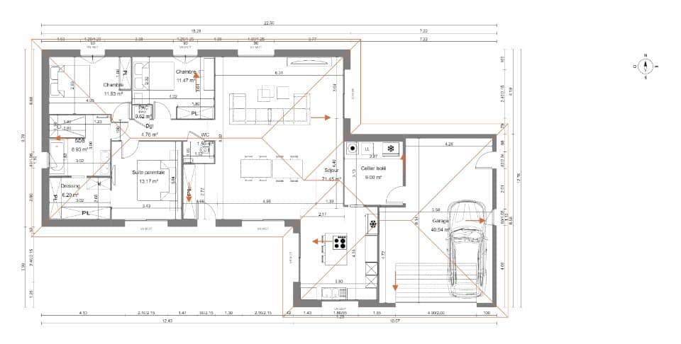 Maison neuve - Terrain à bâtir Montrevel-en-Bresse (01340) à Montrevel-en-Bresse, prix 405 000 €