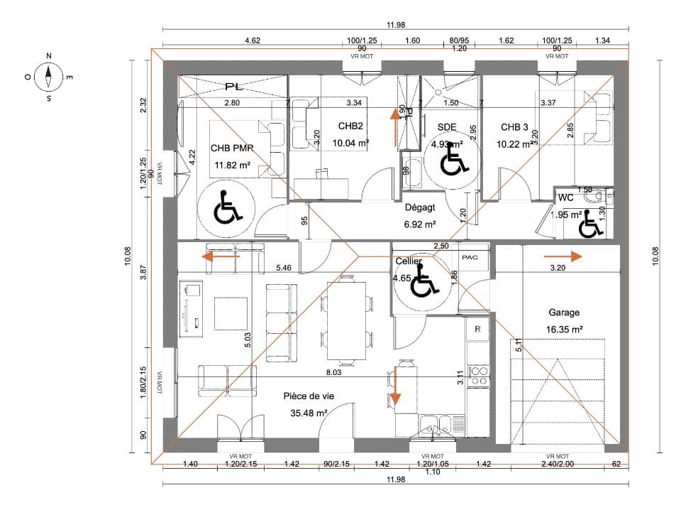 Maison neuve - Terrain à bâtir Montrevel-en-Bresse (01340) à Montrevel-en-Bresse (13), prix 268 500 €
