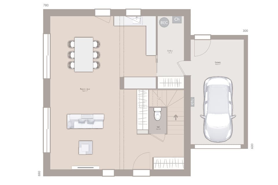 Maison neuve - Terrain à bâtir Clarafond (74270) à Clarafond (74), prix 355 000 €