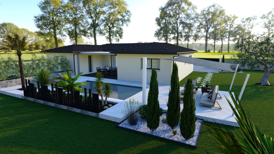 Maison neuve - Terrain à bâtir Attignat (01340) à Attignat (13), prix 350 000 €