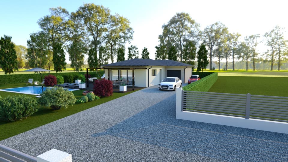 Maison neuve - Terrain à bâtir Montcet (01310) à Montcet (13), prix 284 000 €