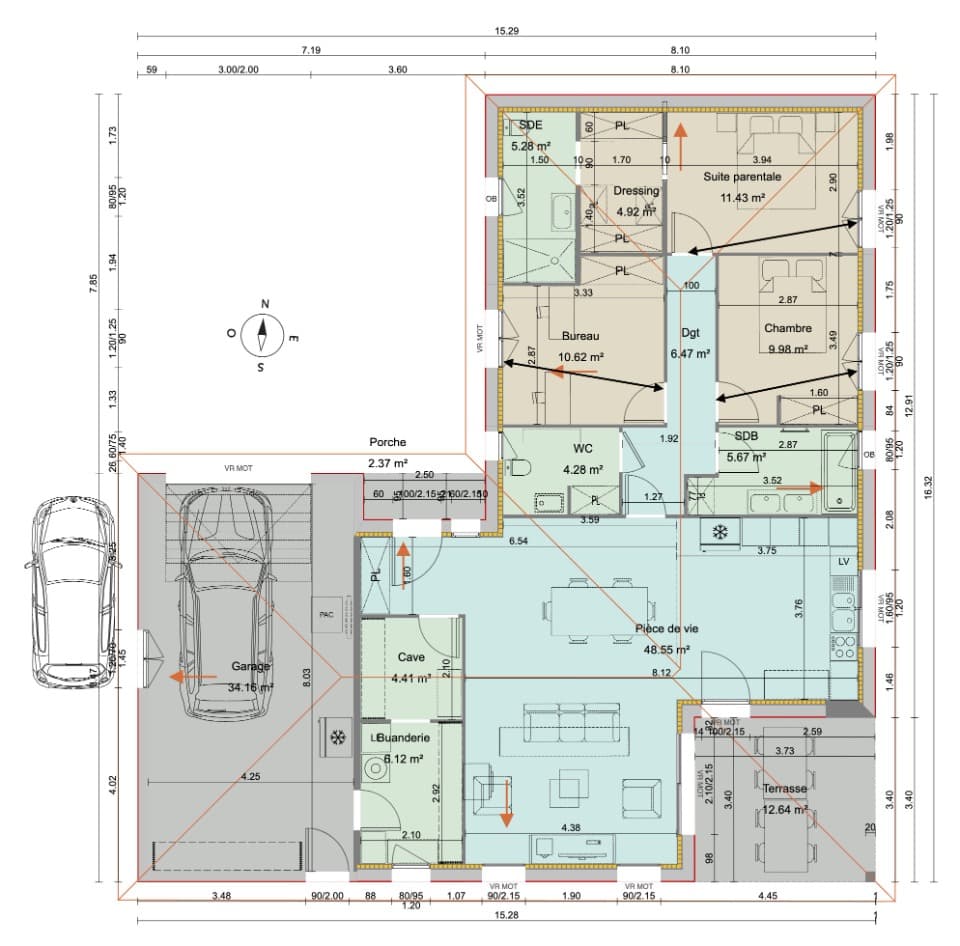 Maison neuve - Terrain à bâtir Jasseron (01250) à Jasseron (12), prix 355 000 €