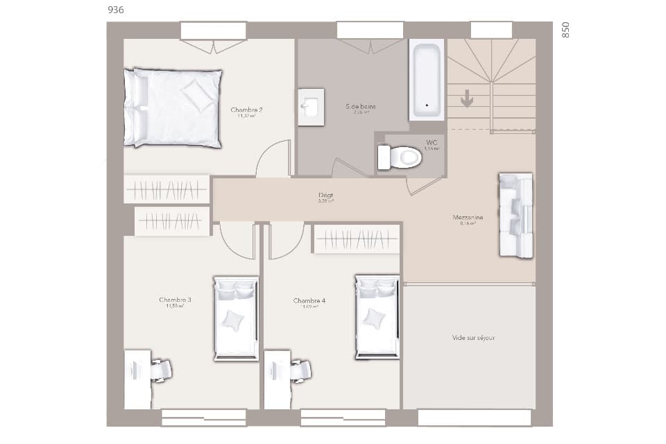 Maison neuve - Terrain à bâtir Saint-Cyr-sur-Menthon (01380) à Saint-Cyr-sur-Menthon (13), prix 379 000 €