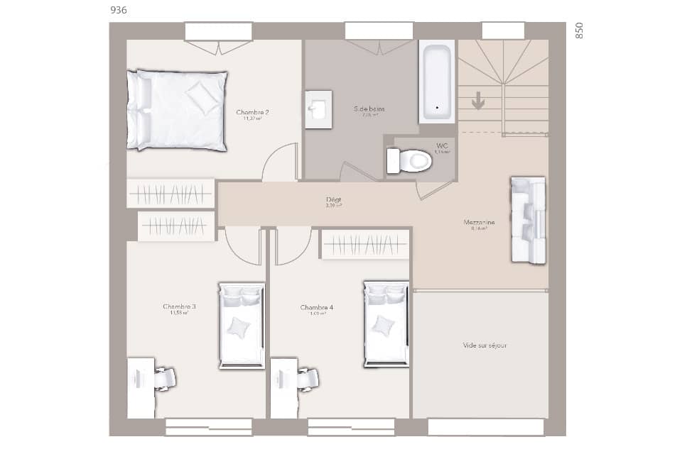 Maison neuve - Terrain à bâtir Revonnas (01250) à Revonnas (12), prix 422 500 €