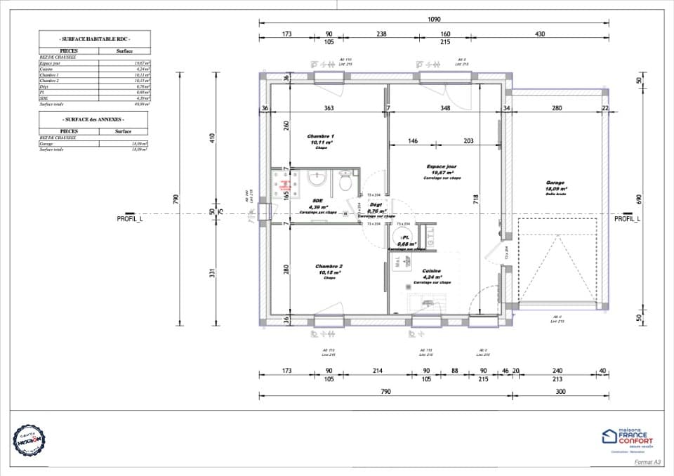 Maison neuve - Terrain à bâtir Revonnas (01250) à Revonnas (12), prix 204 500 €