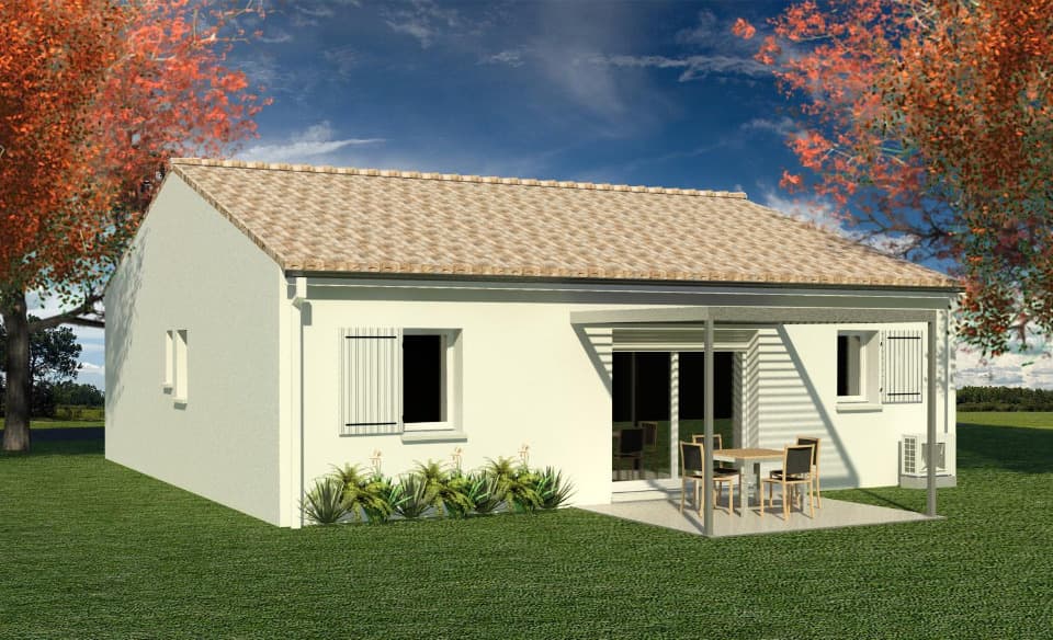 Maison neuve - Terrain à bâtir  () à Saintes (17), prix 164 800 €