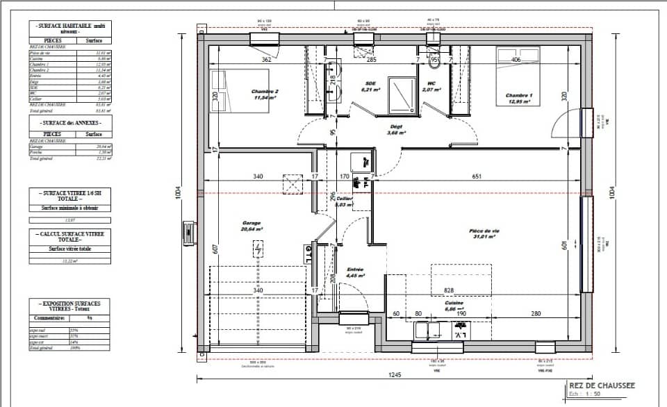 Maison neuve - Terrain à bâtir Cognac (16100) à Cognac, prix 253 355 €