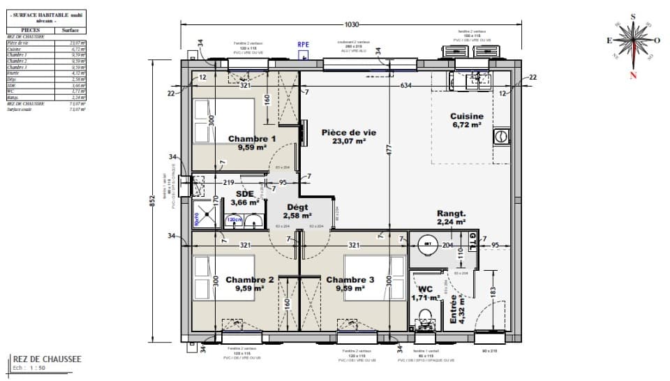 Maison neuve - Terrain à bâtir Saintes (17100) à Saintes (17), prix 193 100 €