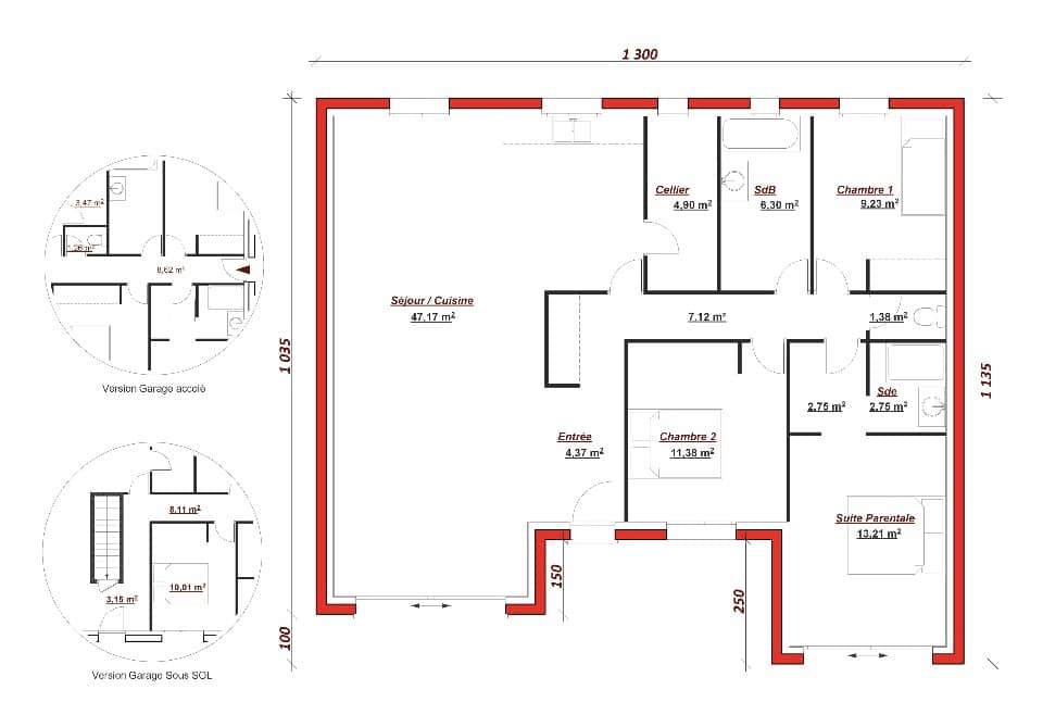 Maison neuve - Terrain à bâtir () à Torfou (91), prix 398 000 €