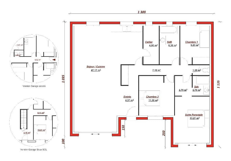 Maison neuve - Terrain à bâtir () à Torfou (91), prix 398 000 €