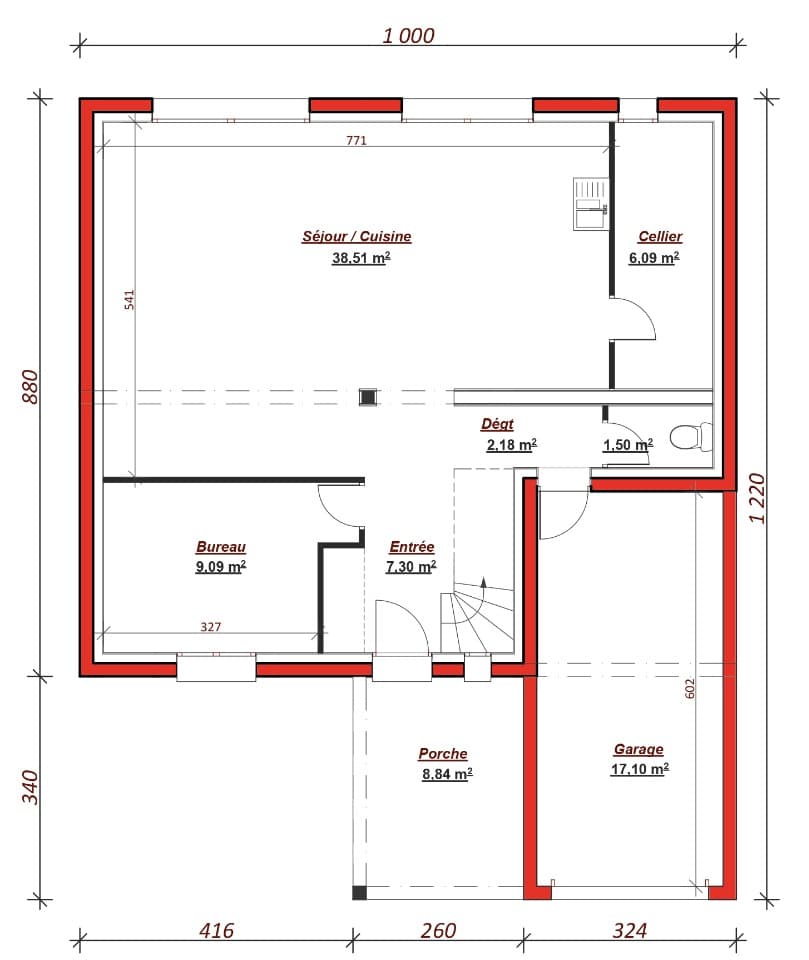 Maison neuve - Terrain à bâtir Ollainville (91340) à Ollainville (91), prix 481 800 €