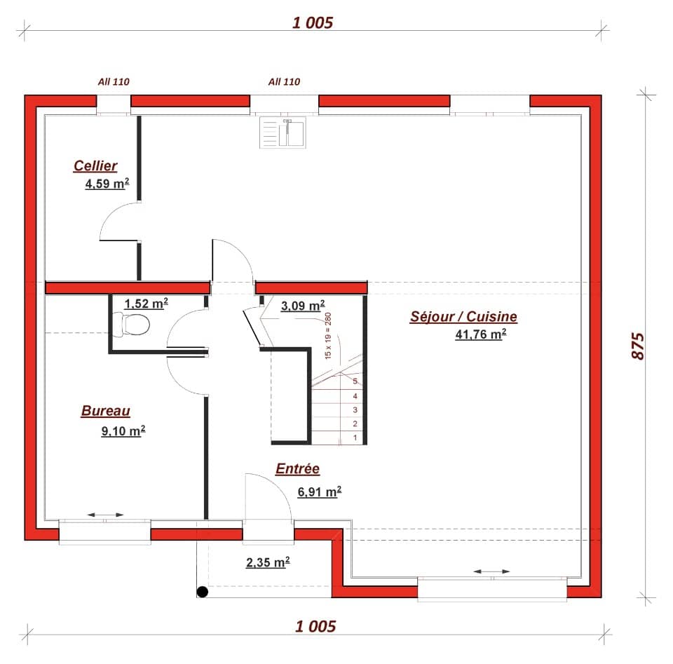 Maison neuve - Terrain à bâtir Verrières-le-Buisson (91370) à Verrières-le-Buisson (91), prix 789 800 €