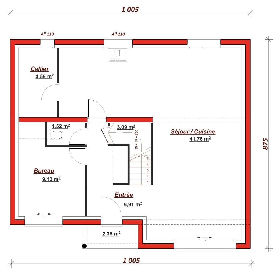 Maison neuve - Terrain à bâtir Verrières-le-Buisson (91370) à Verrières-le-Buisson (91), prix 789 800 €
