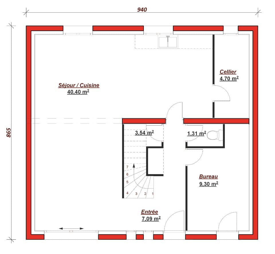 Maison neuve - Terrain à bâtir () à Fontenay-aux-Roses (92), prix 956 500 €