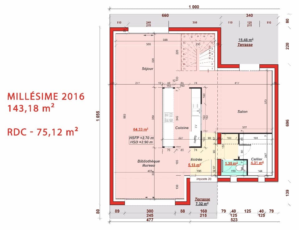 Maison neuve - Terrain à bâtir Igny (91430) à Igny (91), prix 726 750 €