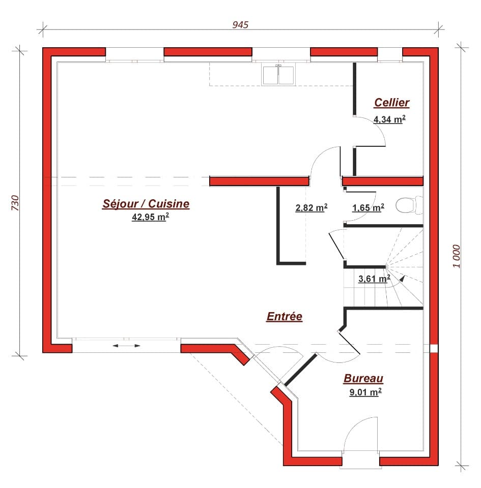 Maison neuve - Terrain à bâtir Antony (92160) à Antony (92), prix 802 500 €