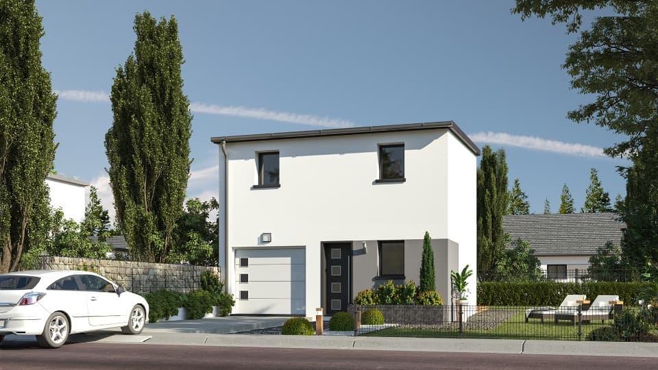 Maison neuve - Terrain à bâtir Saint-Aubin-du-Cormier (35140) à Saint-Aubin-du-Cormier (35), prix 192 000 €