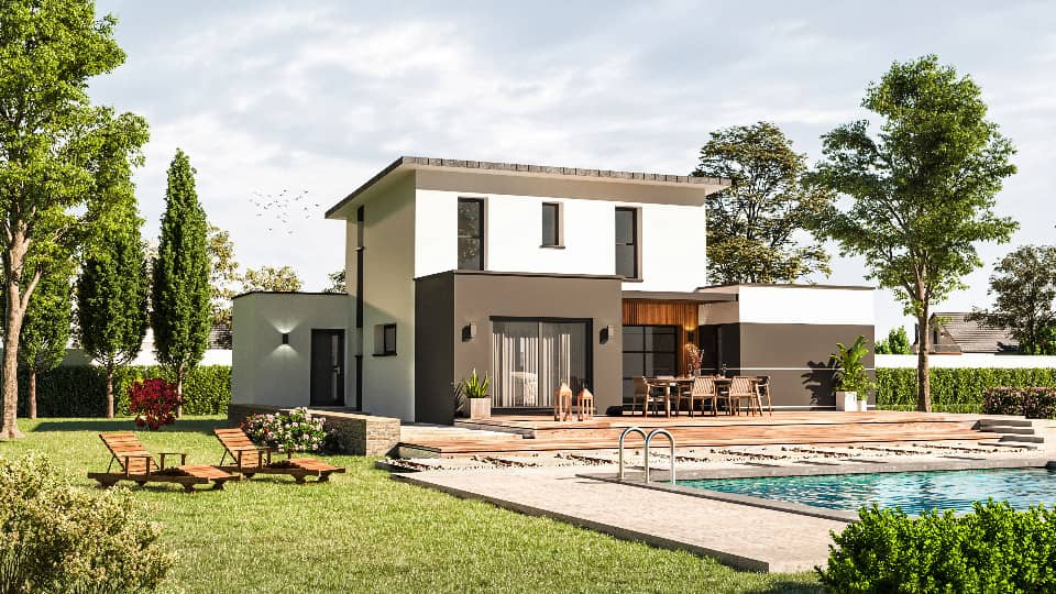 Maison neuve - Terrain à bâtir Bain-de-Bretagne (35470) à Bain-de-Bretagne, prix 337 000 €