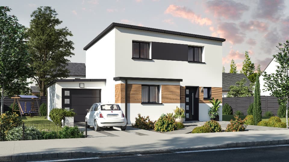 Maison neuve - Terrain à bâtir Guichen (35580) à Guichen (35), prix 249 000 €