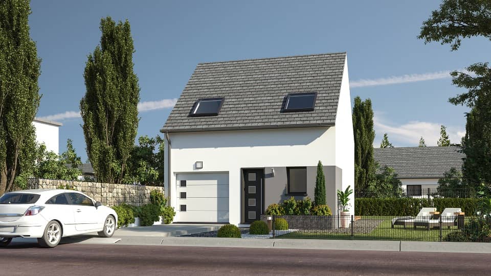 Maison neuve - Terrain à bâtir Domloup (35410) à Domloup (35), prix 252 000 €