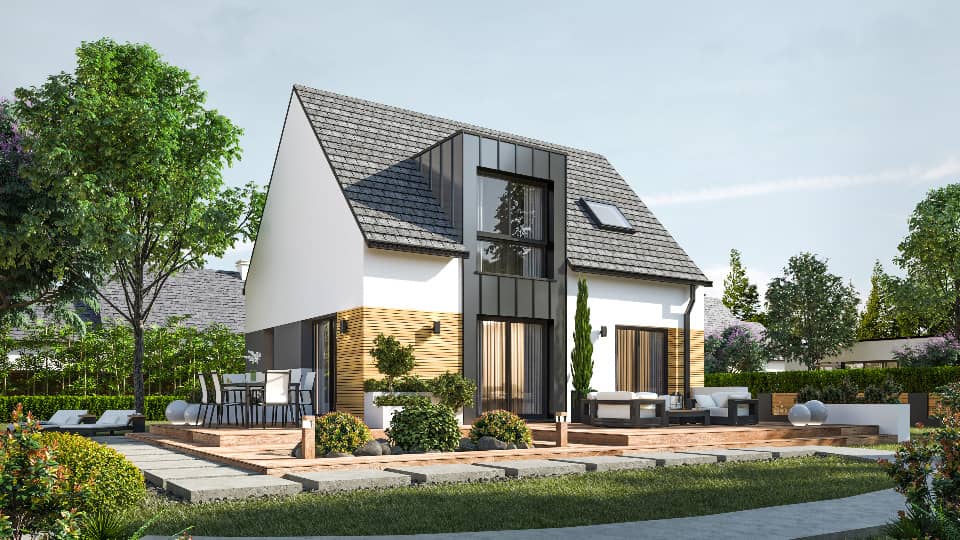 Maison neuve - Terrain à bâtir Saint-Domineuc (35190) à Saint-Domineuc (35), prix 308 000 €