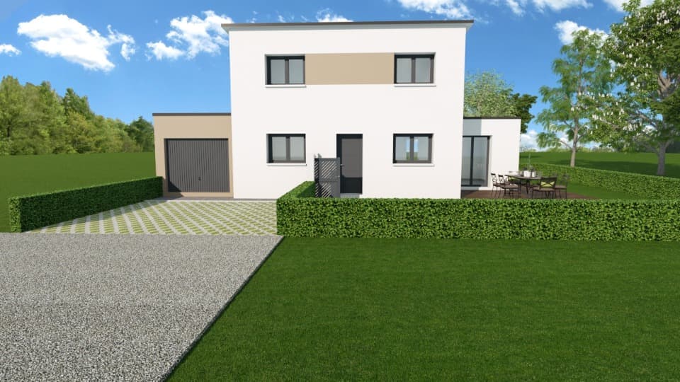 Maison neuve - Terrain à bâtir Pleugueneuc (35720) à Pleugueneuc (35), prix 270 000 €