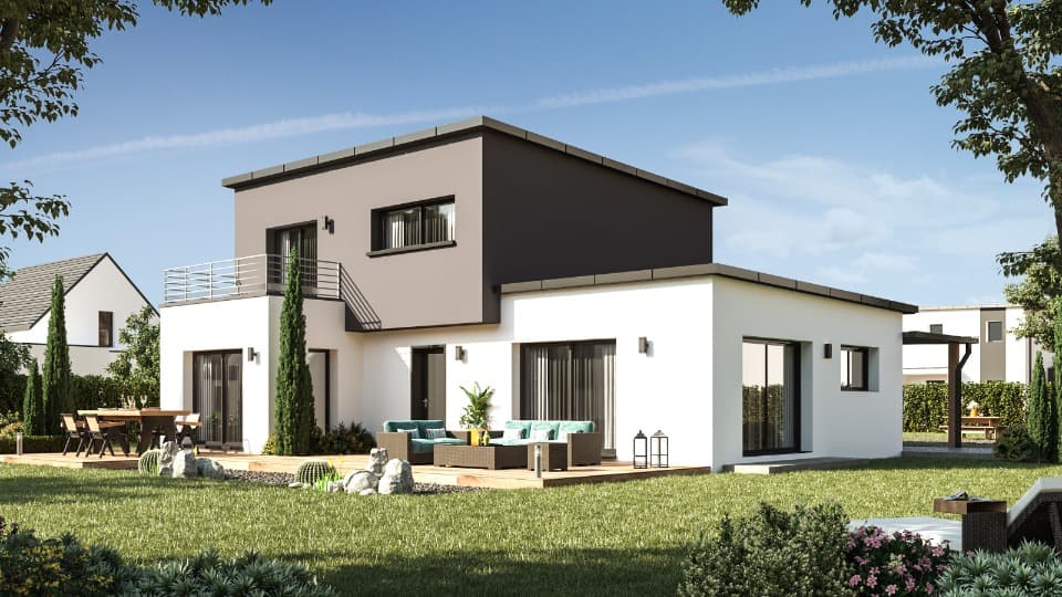 Maison neuve - Terrain à bâtir Romagné (35133) à Romagné (35), prix 385 000 €