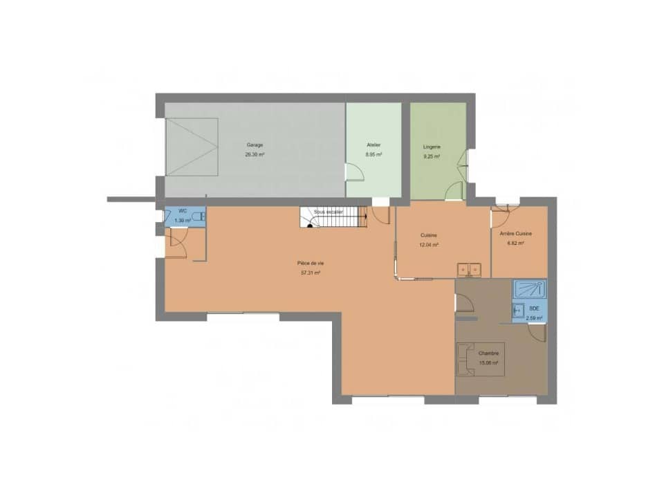 Maison neuve - Terrain à bâtir () à Bain-de-Bretagne (35), prix 418 500 €