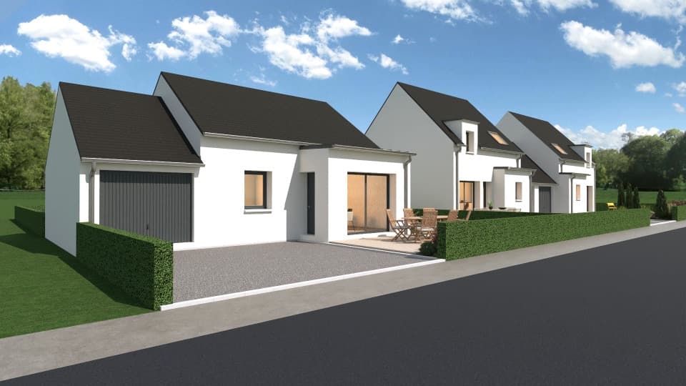 Maison neuve - Terrain à bâtir () à Montreuil-sous-Pérouse (35), prix 246 858 €