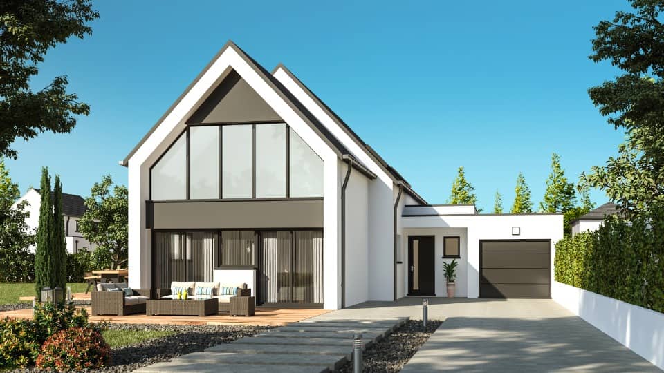 Maison neuve - Terrain à bâtir () à Crevin (35), prix 327 500 €