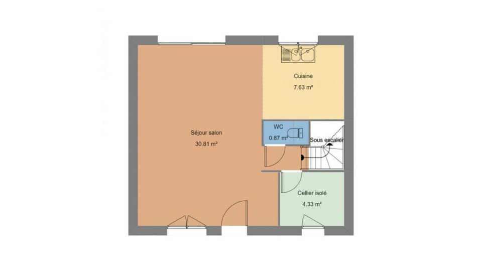 Maison neuve - Terrain à bâtir  () à Beaucé (35), prix 195 000 €