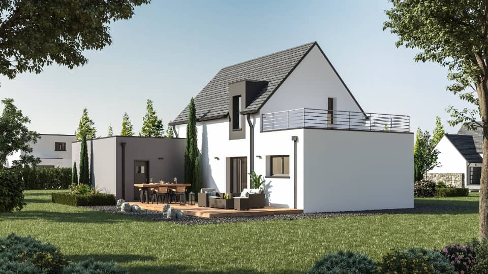 Maison neuve - Terrain à bâtir () à Crevin, prix 337 000 €