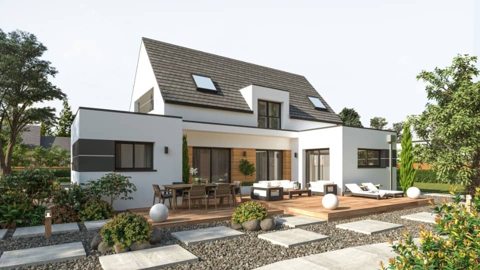 Maison neuve - Terrain à bâtir  () à Gosné (35), prix 369 000 €