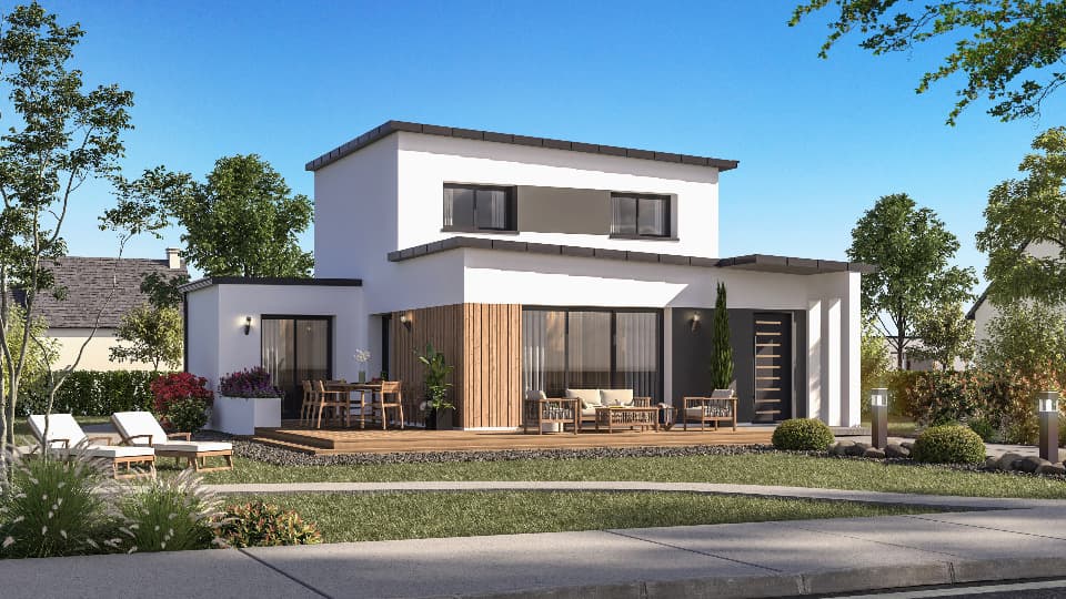 Maison neuve - Terrain à bâtir () à Erbrée (35), prix 262 500 €