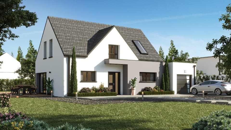 Maison neuve - Terrain à bâtir () à Roz-Landrieux (35), prix 312 406 €