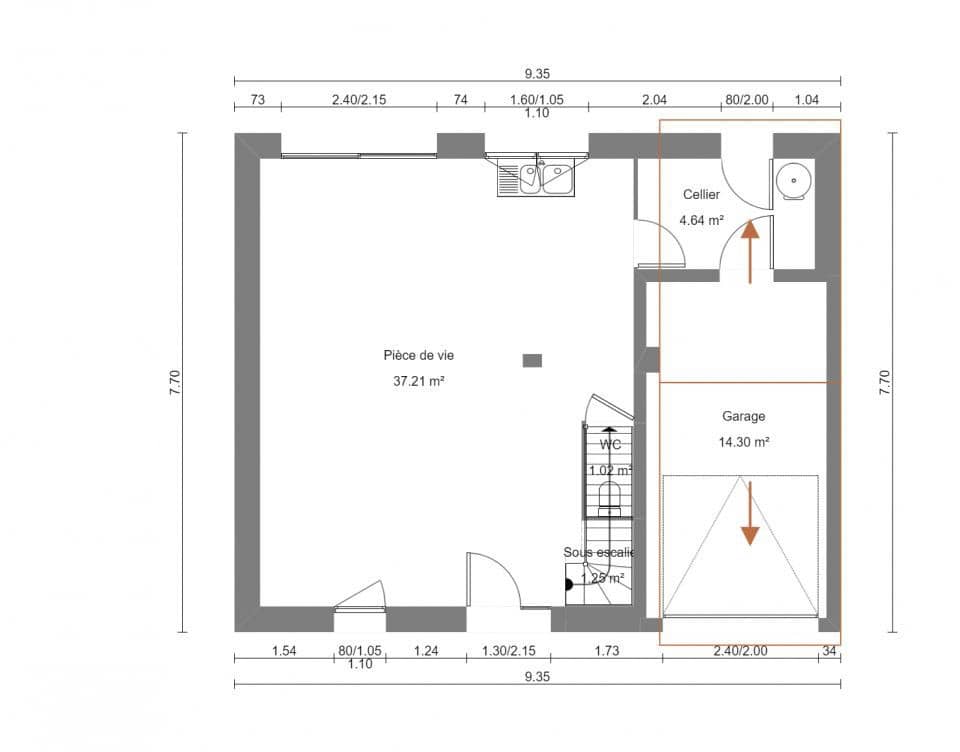 Maison neuve - Terrain à bâtir () à Plumaugat (22), prix 204 900 €