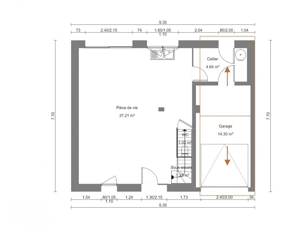 Maison neuve - Terrain à bâtir () à Plumaugat (22), prix 204 900 €