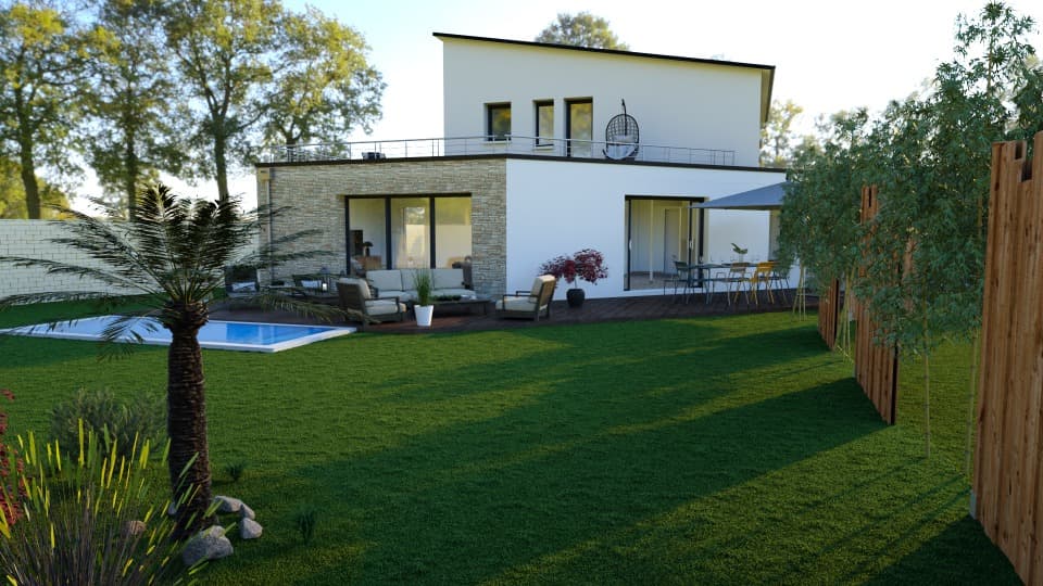 Maison neuve - Terrain à bâtir Saint-Aubin-d'Aubigné (35250) à Saint-Aubin-d'Aubigné (35), prix 398 900 €
