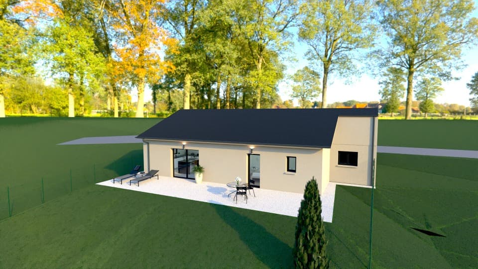 Maison neuve - Terrain à bâtir Neffes (05000) à Neffes (50), prix 385 450 €