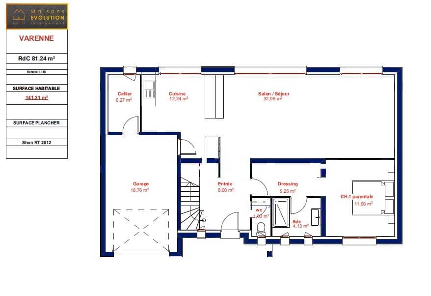 Maison neuve - Terrain à bâtir Chalifert (77144) à Chalifert (77), prix 519 450 €