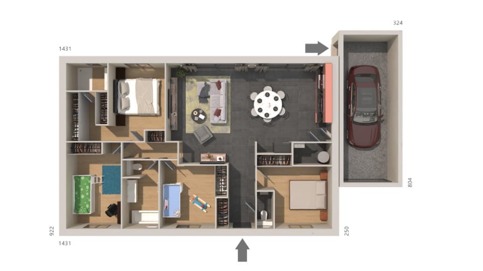 Maison neuve - Terrain à bâtir () à Bagard (30), prix 285 000 €